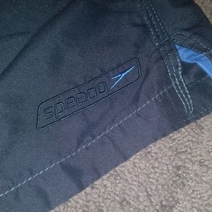 Speedo Navy Blue Swim Trunks Size Large